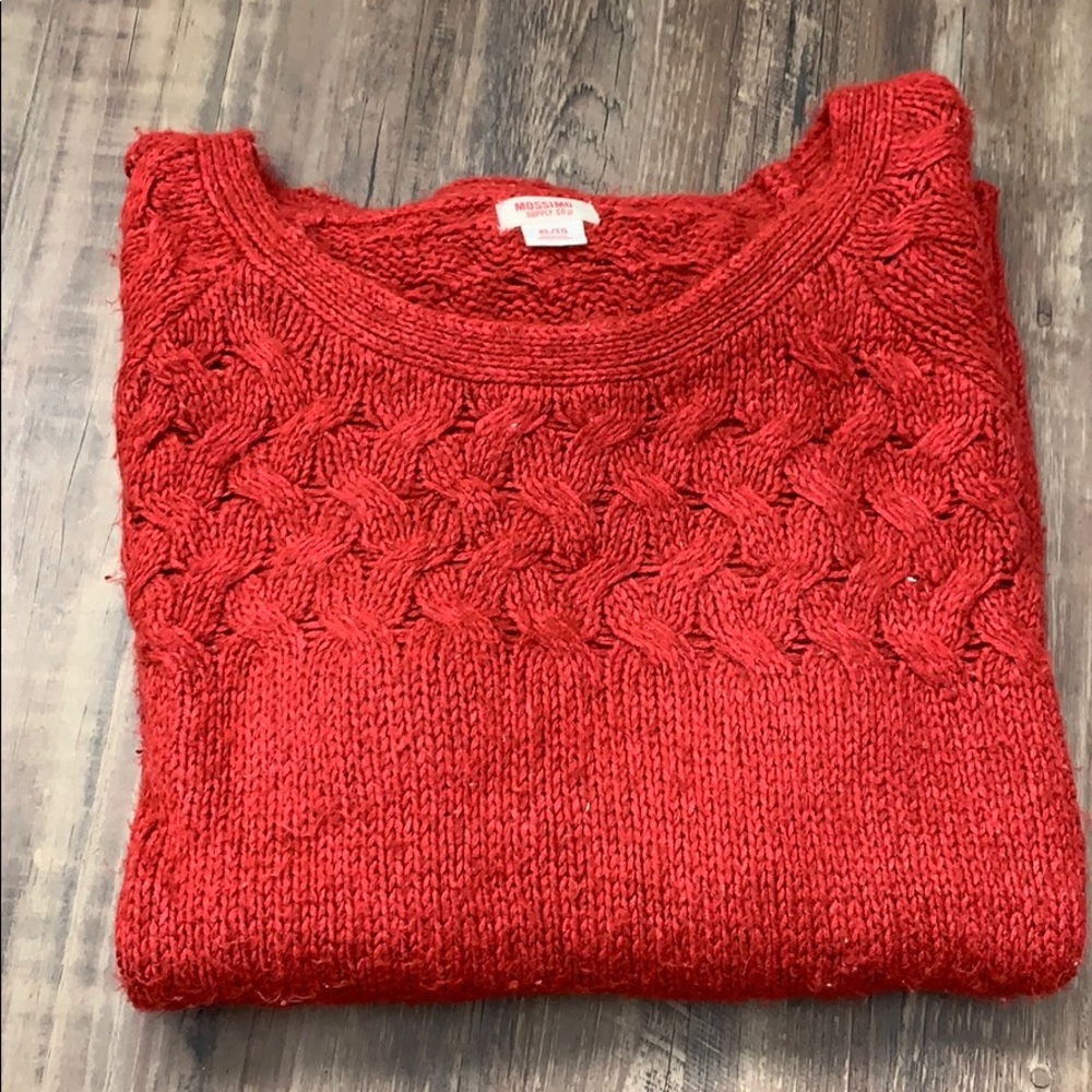 Red sweater